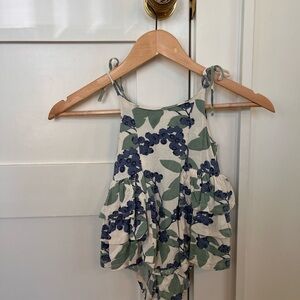 Kate Quinn blueberry ballerina romper